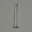 2 Pack Tension Rods 16 to 26 Inch Spring Adjustable Curtain Rods No Drilling White Tension Rods Expandable Pressure Spring Tension Rod for Closet, Doorway (16" to 26"-2Pcs)