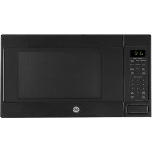 GE GCST16S1WBB Microwave Oven, 1,150-watt 8 Auto Cooking Settings, Child-Lock Technology, Kitchen Essentials for The Countertop, Dorm Room or Apartment, 1.6 Cu. Ft, Black