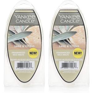 Yankee Candle Lot 2 Fragrance Wax Melts Sage & Citrus
