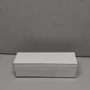 White Striped Couch Pillow Cases: 2 Pack 18x18 Inch Original Velvet Square Throw Pillow Covers for Farmhouse Home Decor