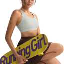 RUNNING GIRL Sports Bras for Women,Padded Strappy Sports Bras Criss-Cross Back Medium Support Sports Bras with Removable Cups (Gray, XXXL)