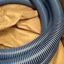 Pool Vacuum Hose 18 ft 1-1/2" Dia, Cleaner Hoses for Above&In Ground Pools | Kink-free No Tangle, Flexible Heavy Duty Manual Vacuum Cleaning Hose, for Swimming Pool, Connect Swivel Cuff to Vacuum Head
