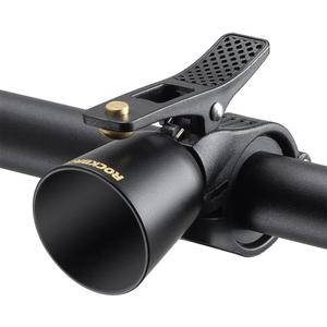 ROCKBROS Bike Bell Classic Bicycle Bell Mountain Bike Bells for Adults with Loud Sound and Fit for 0.87-1.25in/22.2-31.8mm Bicycle Handlebars (Black)