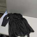 Women's Sheer Long Sleeve Sequin Bodycon Mini Dress Sexy Sparkly Ruched Mesh Party Going Out Dresses (Large, Black)