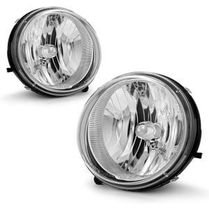 Headlight assembly for 2005 2006 2007 Jeep Liberty Replacement Headlight Compatible with 05-07 Halogen Headlight Passenger and Driver Side