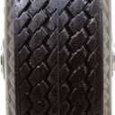 Marathon 4.10/3.50-4" Flat Free, All Purpose Utility Tire on Wheel, 3.5" Centered Hub, 3/4" Bearings