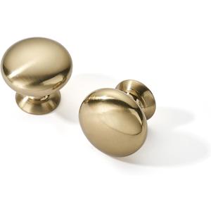 TUNNY 10 Pack Cabinet Knob- Champagne Bronze Furniture Hardware Handles for Kitchen Cabinets Bedroom Dresser Wardrobe Cabinet Pulls