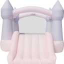 Bounceland Bouncy Castle Daydreamer Cotton Candy Bounce House, Pastel Bouncer with Slide, 12 ft L x 9 ft W x 7 ft H, UL Blower Included, Trendy Bouncer for Kids, Indoor and Outdoor Use