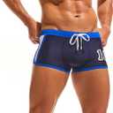 Taddlee Swimsuits Men's Swim Boxer Trunks Sexy Swimwear Square Cut Board Shorts L 