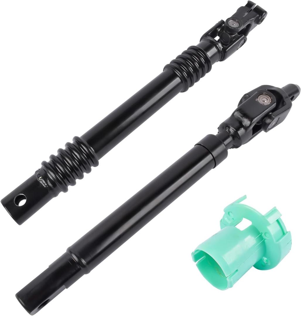 Upper & Lower Intermediate Steering Shafts Kit Replacement for Chevy Silverado GMC Sierra 1500 2500 3500 1999-2007 19153614 26078079 88963617