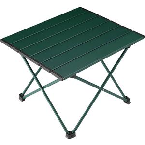 Portable Camping Table,Folding Side Table Aluminum Top for Outdoor Cooking, Hiking, Travel, Picnic