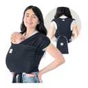 KeaBabies Baby Wrap Carrier Ring Sling - Easy to Wear, Adjustable D-Lite Baby Carrier Newborn to Toddler, Infant Carrying Shirt, Hands Free Bonding, Breathable Fabric Wearing Wrap (Midnight)