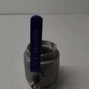 DAN SPEED 4" NPT Female 316 Stainless Steel Full Port Ball Valve Vinyl Handle WOG1000