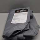 Grillman Grill Cover, BBQ Outdoor Grill Covers, Charcoal, Gas Grills, Waterproof, Rip-Proof, Weather-Resistant, Anti-UV, Barbecue Cover for Weber, Genesis, Charbroil, Nexgrill, etc (Gray, 58 Inch)