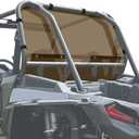 StarknightMT RZR Windshield, Tinted Back Window Compatible with 2014-2023 Polaris RZR XP 1000/4 1000/ XP TURBO/4 TURBO RZR Accessories Rear Windscreen Strong Polycarbonate Dust Panel