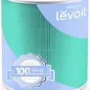 LEVOIT Genuine Core 400S-P Air Purifier Toxin Absorber Replacement Filter, Supports HEPA Sleep Mode, High-Efficiency Activated Carbon for Removal of Odor, Pollen, Smoke, Core 400S-RF-TX, 1 Pack, Green