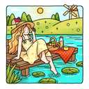 Soft Life: Cozy & Calming Coloring Book for Adults and Teens Featuring Gentle Daily Moments and Simple Joys (Girl Theme Coloring Book)