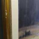 Vintage Gold Ornate Baroque Carved Wood Picture Frame with Mat (Gold, 24x36)