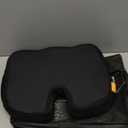 Premium Memory Foam Seat Cushion with Carrying Bag & Cooling Gel for Office Chair, Wheelchair, Travel, Car Seat, Gaming Chair for Coccyx & Tailbone Pain, Back Pain Relief, Sciatica Support