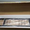 Rattan Toilet Storage Cabinet, Over the Rack Wood Cabinet with Metal Stand, Bathroom Organizer with Adjustable Shelf, Tall Freestanding Washer Shelf, Small Cupboard, Space Saver, Natural style (68.9"H)