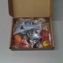 Ocean Sea Life Toy Figures Set for Kids, 12 PCS Realistic Marine Animals with Shark, Dolphin, Sea Turtle, Penguin, Seal, Clownfish, Crab, Ocean Animal Figure Toys for Boys Girls Toddlers