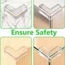 2 x Baby Corner Protector Corner Protector Baby Furniture Corner Protection Transparent Cover Sharp Furniture and Table Top Edges with Adhesive 16 Pack(L-Shaped)