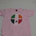 Half Irish Half Mexican Ireland Mexico Flag Roots Men Women T-Shirt (Small, Pink)