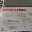 6 Pack Acoustic Panels, 47.2" x 23.6" Sound Proof Panels, Black