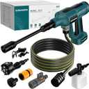 Cordless Pressure Washer for Makita 18V Battery 700 PSI Portable Handheld Power Washer with 6-in-1 Nozzle Foam Cannon for Car Floor Fence Wall Cleaning (Battery Not Included)