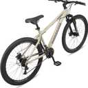 Mongoose Grafton Mountain Bike, 21 Speed, Aluminum Frame, Knobby Mountain Tires, Suspension Fork, Trigger Shifters, Mechanical Disc Brakes | Trigger Shifter, Aluminum Frame, Front Suspension