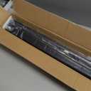 MAYOLIAH Large Single Panel Room Divider on Wheels, 71W x 75H Rolling Privacy Screen, Portable Wall Divider for Home Office Partition, Black