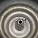 LotFancy 13x6.50-6 Flat Free Lawn Mower Tire and Wheel, 3/4" or 5/8" Bearings, 5.5" Centered Hub, Smooth Tread Tire for Zero Turn Mowers