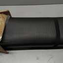 CAP 1/ 2" Thick Yoga Mat, Exercise & Workout Mat with Strap, Black
