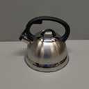 Mr. Coffee Flintshire 1.75-Quart Stainless Steel Whistling Tea Kettle  Brushed Satin Finish Stove-Top Kettle for Boiling Water