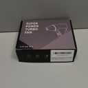 Compressed Air Duster, 150000RPM Electric Air Duster with 3 Gear Speed Adjustable, Rechargeable Cordless Dust Cleaner with Brush/Lighting for Keyboard, PC, Car, Outdoor, Air Bed (Black)