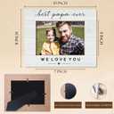 Papa Picture Frame 5x7, Best Papa Ever Grandpa Grandfather Gifts for Christmas Birthday from Grandkids, Grandpa Grandfather Gifts Picture Photo Frames for Tabletop Desk Decor