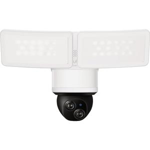 eufy E340 Outdoor Hardwired Floodlight Security Camera with Pan and Tilt Dual Lens 2,000 Lumens Local Storage No Monthly Fees T8425121