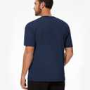 Mens T Shirts Mens Crew Neck Shirts Athletic Fitted Plain Basic Tees Soft Cotton Blend Comfort T Shirts for Men (S)
