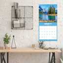 2026 Calendar - 2026 Wall Calendar - National Parks Wall Calendar 2026, Jan - Dec 2026, 12" x 24" (Open), Hanging Hook, Blocks and Holidays - Beautiful National Parks