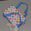 Rainbow Checkered Mini Cooler Bag