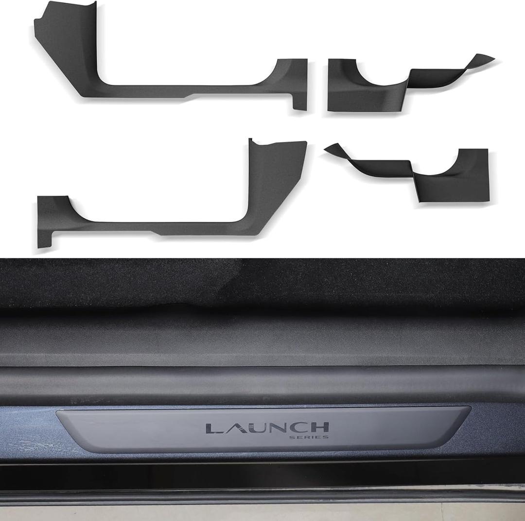 2025 2026 Model Y Juniper Door Sill Protector 4 PCS TPE Anti-Scratch Front and Rear Door Entry Guard for Tesla Model Y Refresh Juniper Accessories