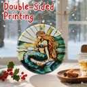 2 x Enchanting Mermaid Christmas Ornaments: Christmas Tree Ornaments & Holiday Decor  Perfect Holiday Presents & Gift Ideas for Friends, Coworker, Family, Mermaid Lover, and Ocean Lover