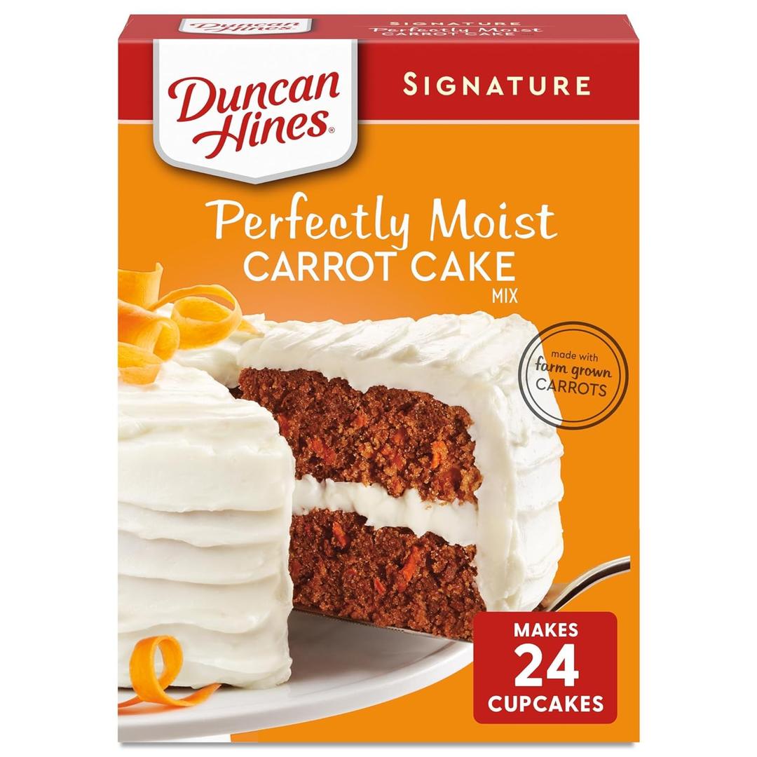 Duncan Hines Carrot Cake Mix, 15.25 oz., BBF: OCT 10 2026