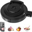 Outer Bowl Lid for Ninja NC500 Ice Cream Maker, Reusable Creami Replacement Lid, Creami Accessories Compatible with NC500/NC501 Series (NO Paddle), Dishwasher Safe, Perfect Fit