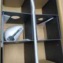 4 Pack Heavy Duty 6x6 (Actual 5.5"x5.5") Stainless Steel End Post Caps Tie Bracket , Fit Connecting Wood Gazebo, Deck Patio Post and Wood Beams Bracket (Dark Gray)