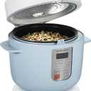 Hamilton Beach Digital Programmable Rice Cooker & Food Steamer
12 Cups Cooked (6 Uncooked) | Slow Cooker & Hard-Boiled Egg Settings | PFAS-Free Nonstick Pot | Steam Basket | Blue