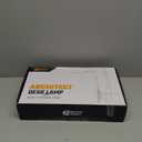 SUPERDANNY LED Desk Lamp with Power Strip (6 Outlets, 1 USB, 1 Type-C) for Home Office, Desk Light Computer Light with Clamp, Architect Desk Lamp with Smooth Dimming 5 Colors