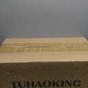 LED Aquarium Fish Tank Kit,Light + Filter + Green Plants + Blue Sand + Pineapple Houses + Shells Black, 14 Gallon