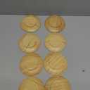 8 Pcs Glass Charcuterie Topper, Bamboo Round Mini Charcuterie Boards, Dual Use Cups Topper Appetizer Plates for Christmas Party Family Gatherings Bars Restaurants