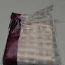 jinchan Striped Linen Kitchen Curtains 24 Inches Tier Curtains Farmhouse Modern Cafe Style Small Window Treatments Airy Light Filtering Rod Pocket for Living Room Bathroom 2 Panels Taupe Grey